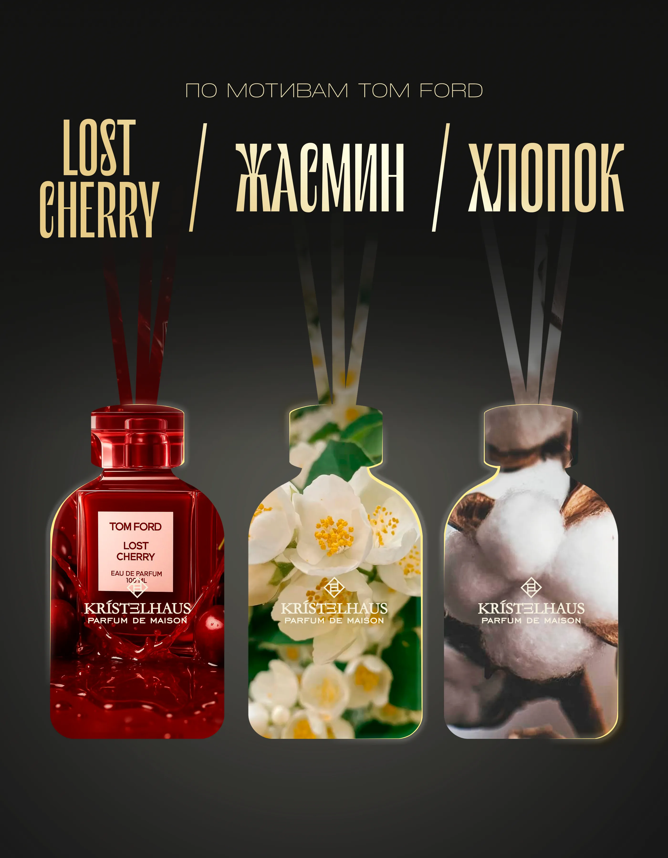 Набор «Lost Cherry, Жасмин, Хлопок»